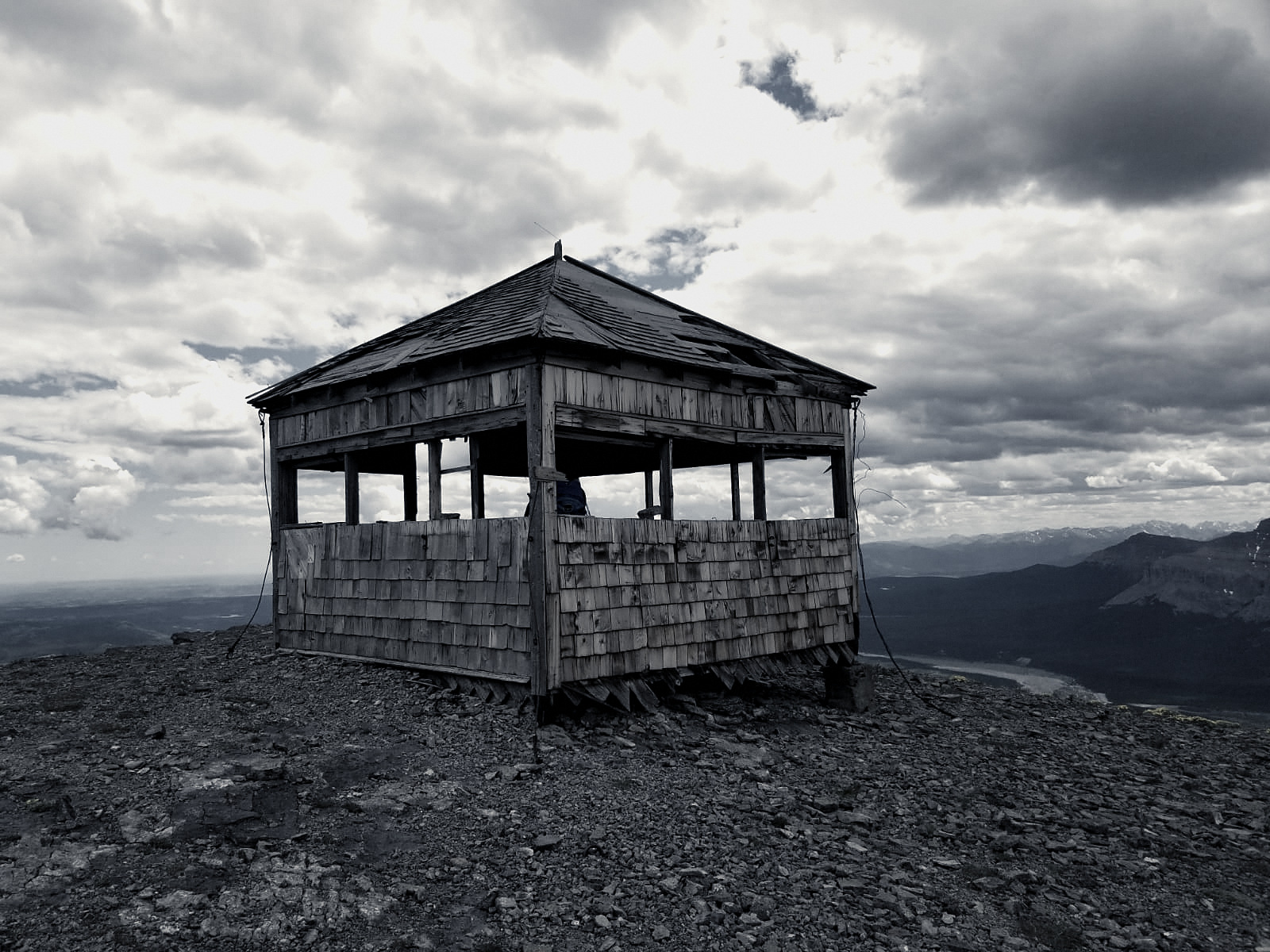 Fire lookout, Black Rock Mountain summit
